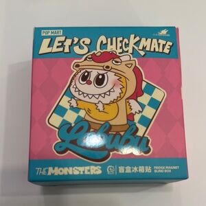 NIB THE MONSTERS Let's Checkmate Series-Fridge Magnet Blind Box
